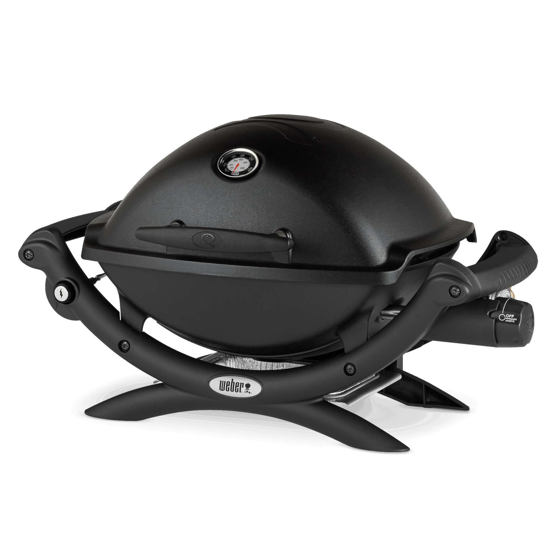Weber Baby Q Premium Classic Q1200 Gas Barbecue LPG Starter Bundle